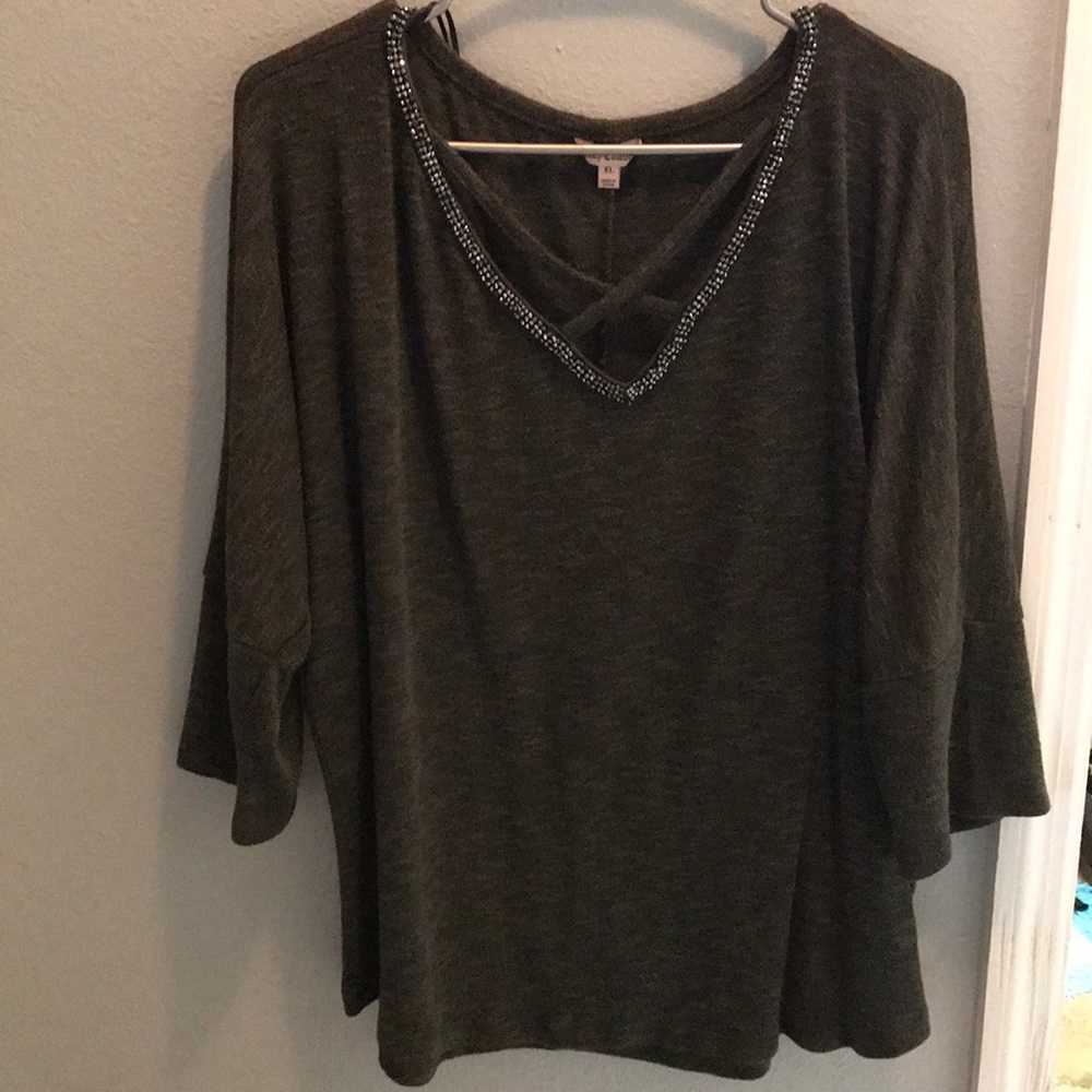 Green shirt